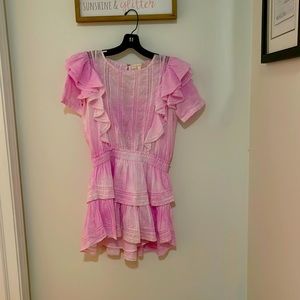 LoveShackFancy Natasha Dress in Pink